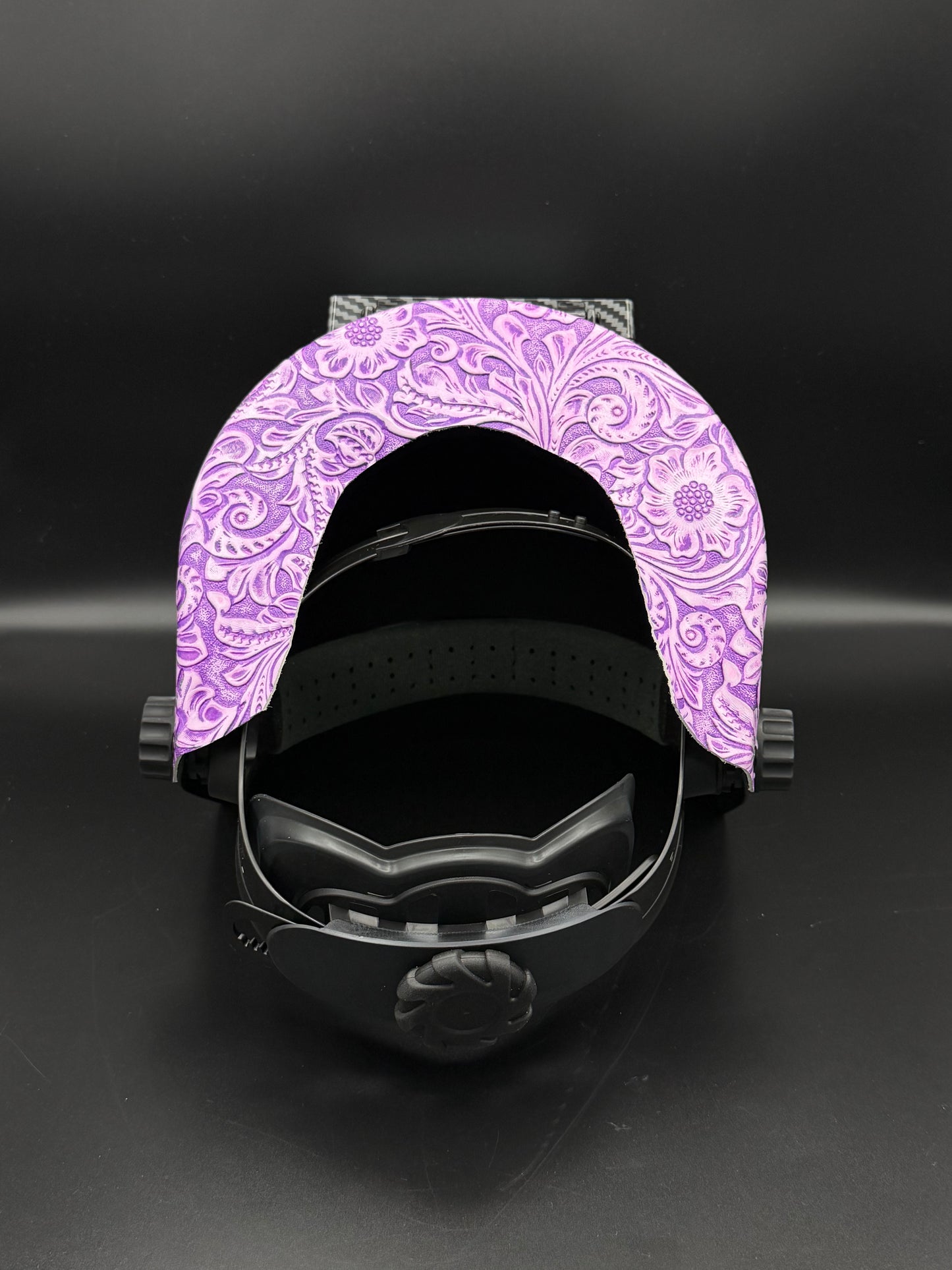 Carbon Fiber Pattern Sugarscoop Purple Floral