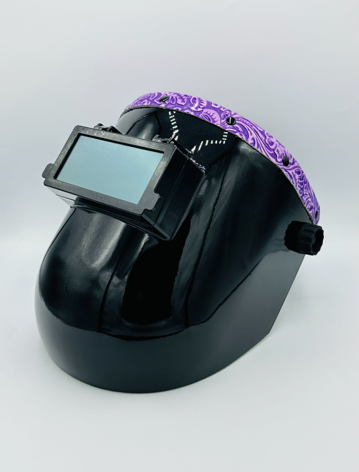 Black Sugar Scoop Purple Floral