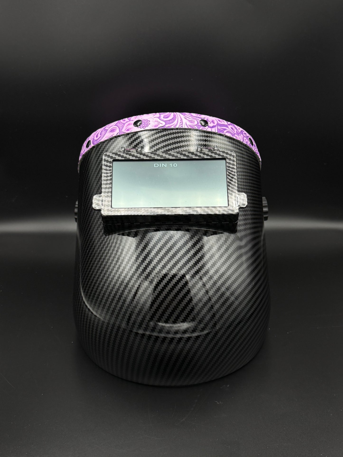 Carbon Fiber Pattern Sugarscoop Purple Floral